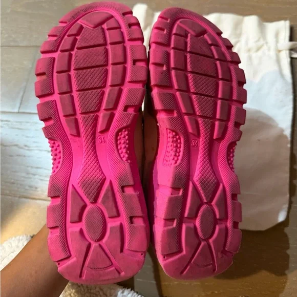 Dolce & Gabbana Kids Orange and Pink Sneakers - Picture 4 of 5